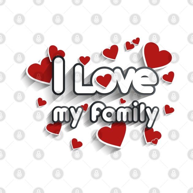 I Love My Family, F is for Family by Ben Foumen