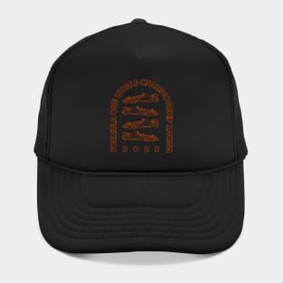 F1 Typographic Arc Hat