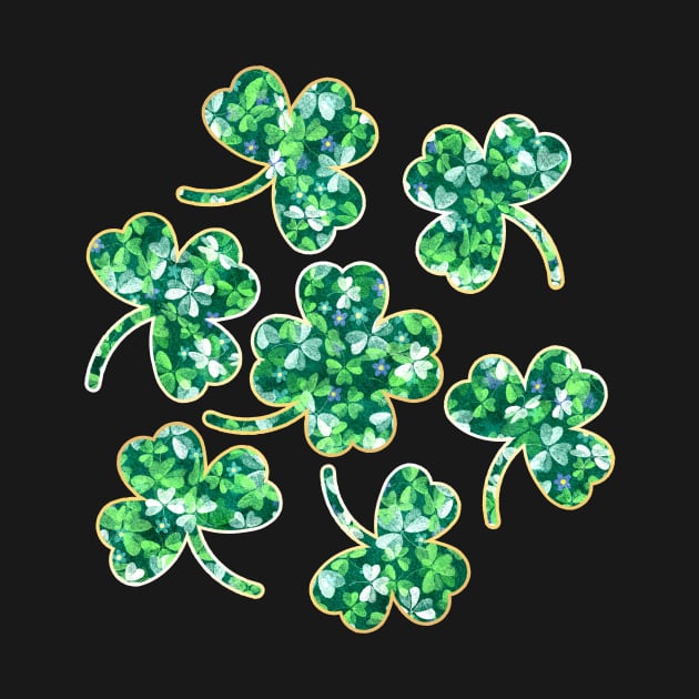 Lucky Four Leaf Clover by PerrinLeFeuvre