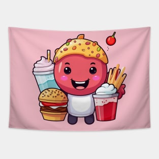 Donut kawaii  junk food T-Shirt cute funny Tapestry