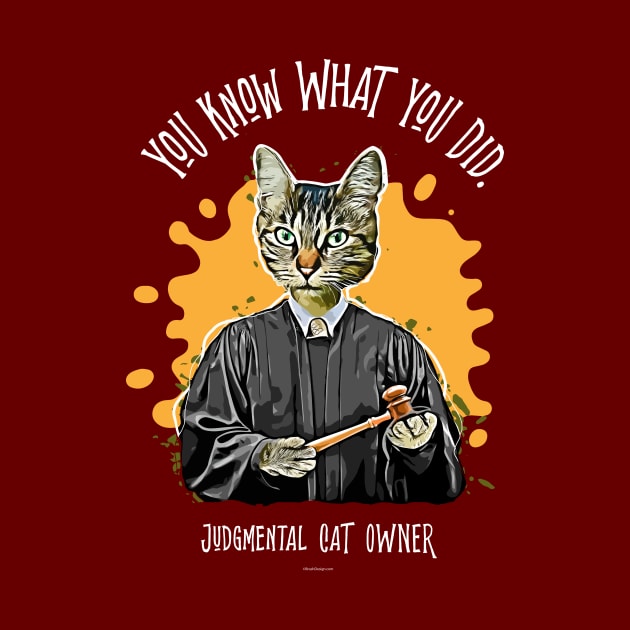 Judgmental Cat #2 funny silently judging pet by eBrushDesign