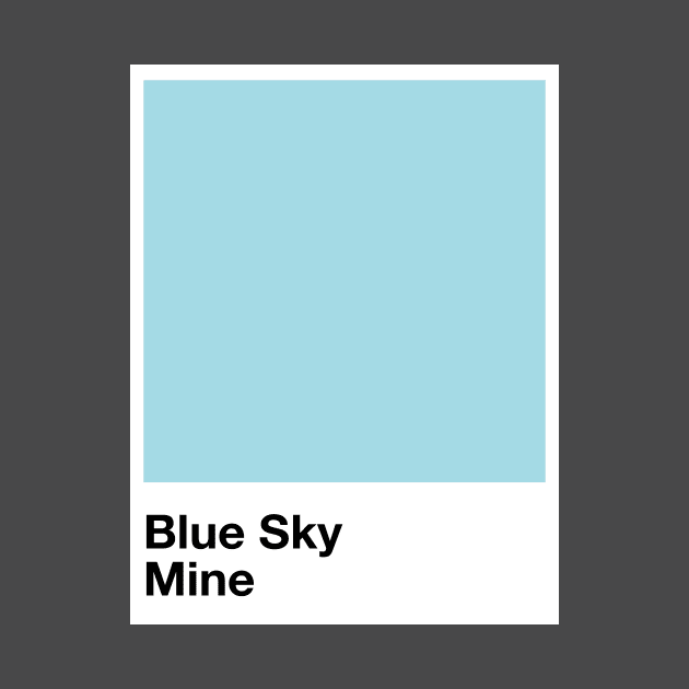Pantone Blue Sky Mine by Perezzzoso
