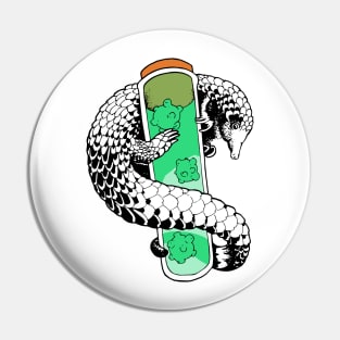 Toxic Pangolin Pin