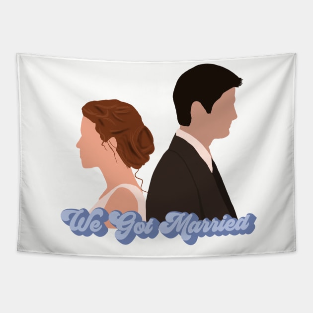 Naley - One Tree Hill - We Got Married Tapestry by whatabouthayley