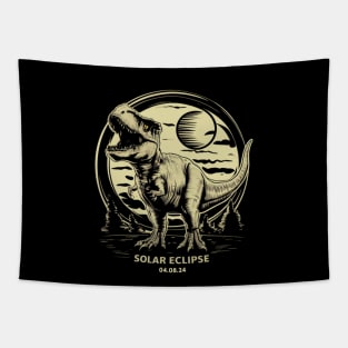 Total Solar Eclipse T-rex Dino April 8 2024 Solar Eclipse Tapestry