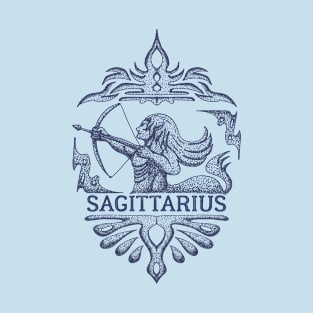 Sagittarius Zodiac Sign Vintage T-Shirt