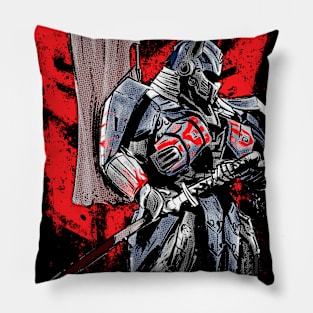 Robot Samurai Pillow