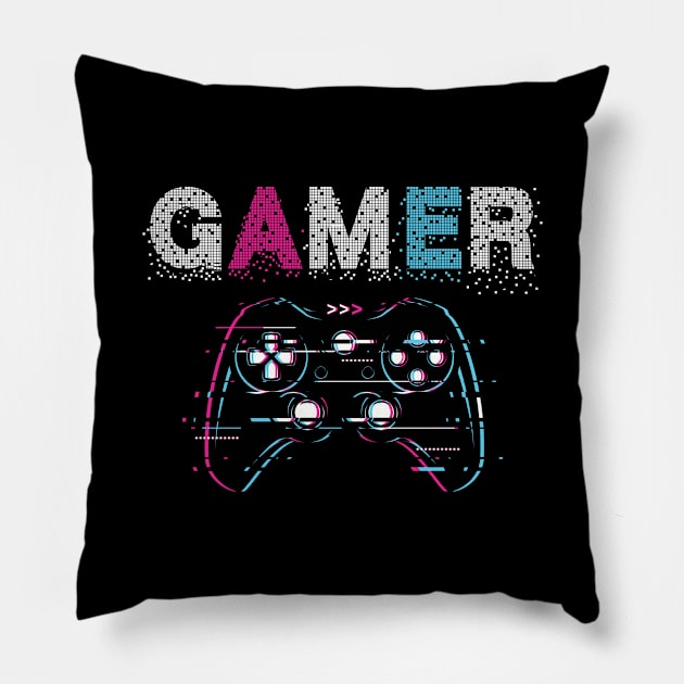 Gamer Pillow by WMKDesign