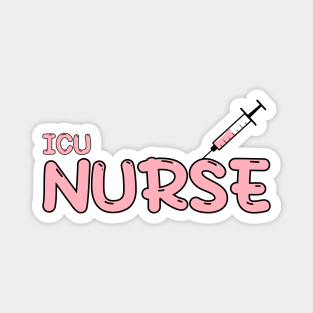 Intensive Care Unit (ICU) Nurse Red Magnet