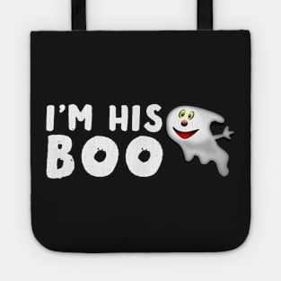 I'm His Boo Halloween Couples Gifts Tote