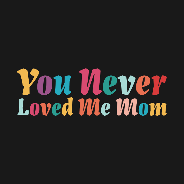 You Never Loved Me Mom meme saying by star trek fanart and more