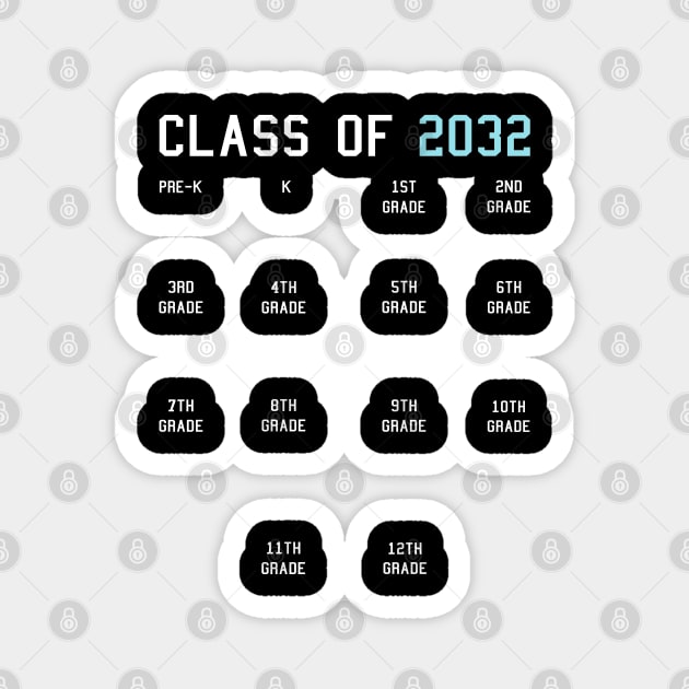 Class of 2032 Grow With Me Magnet by KsuAnn