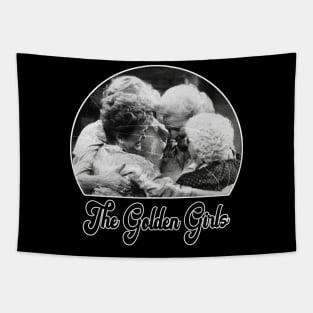 Vintage Black Of Golden Girls Tapestry