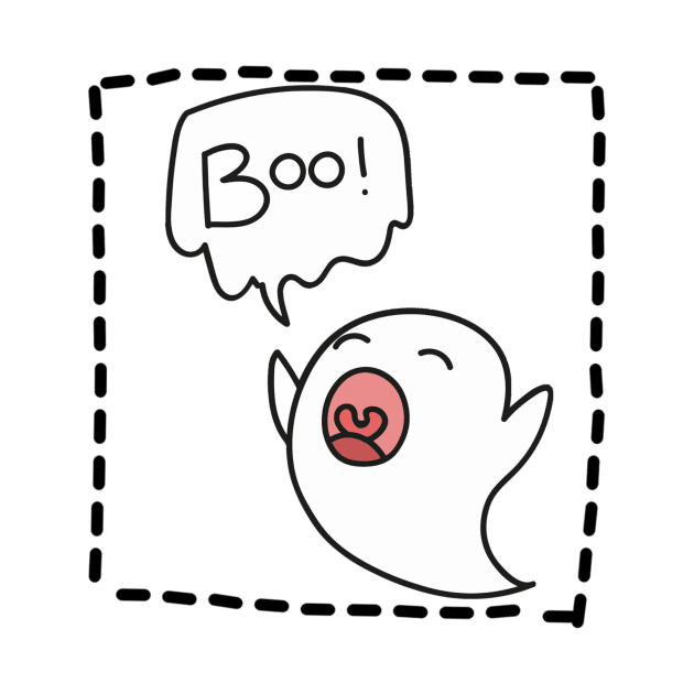 Ghost says boo by THESHOPmyshp