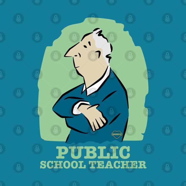 Public School Teacher Man by Sue Cervenka