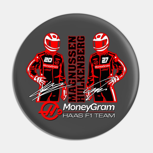 #20 and #27 Team Fan Pin by Lifeline/BoneheadZ Apparel