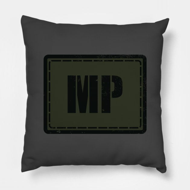 Royal Military Police Patch (distressed) Pillow by TCP