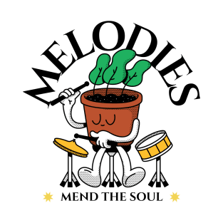 Melodies Mend the Soul Therapy Music T-Shirt