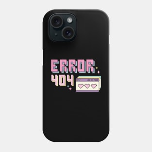 Error 404 Love Not Found Love Sucks Anti Valentines Love Phone Case