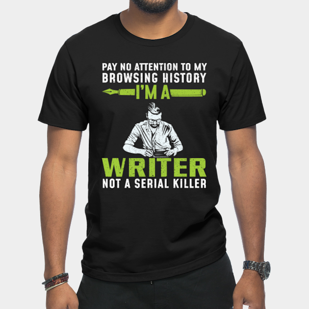 Author Book Browser Funny - Author - T-Shirt