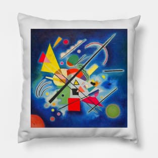 Kandinsky, Blue Painting Pillow