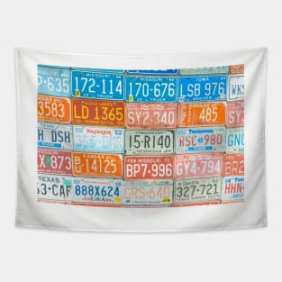 Vehicle rego plates Tapestry