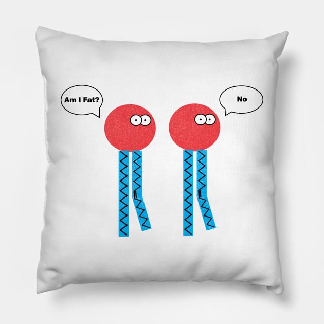 Am I Fat? Lipids hanging out on the bilayer Pillow by Geektopia