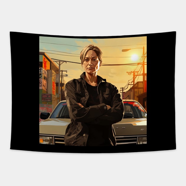 Judith Butler Tapestry by ComicsFactory