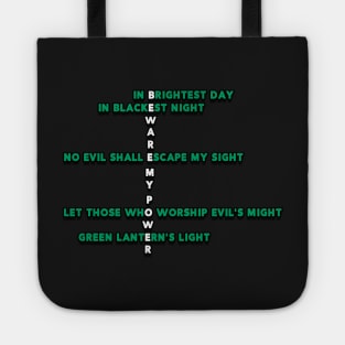 The Green Lantern Oath Tote