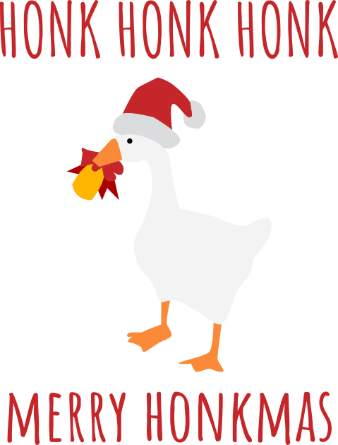 Untitled Goose Christmas Kids T-Shirt by DigitalCleo