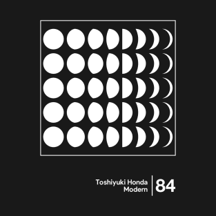 Toshiyuki Honda - Modern - Minimalist Artwork Fan Design T-Shirt