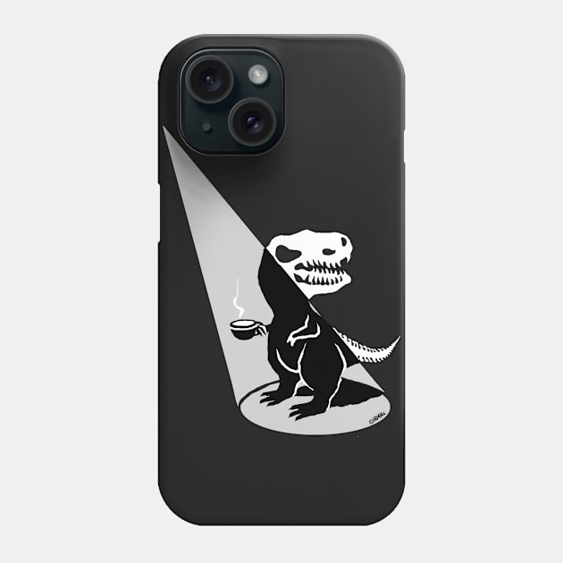 Tea Rex show time Phone Case by NewSignCreation