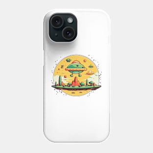 UFOs are not scary Phone Case