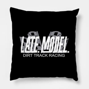 Late Model Racing Dirt Track Racing Pillow