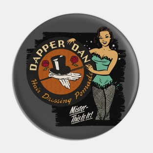 Vintage Dapper Pomade Lady Pin