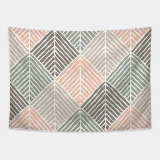 Boho Pattern in Natural Shades Tapestry