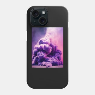 purple smoke Phone Case