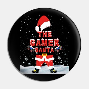 the gamer santa Pin