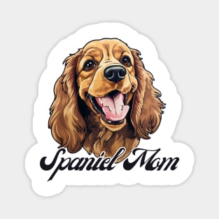Cocker Spaniel Mom T-Shirt - Dog Lover Gift, Pet Parent Apparel Magnet