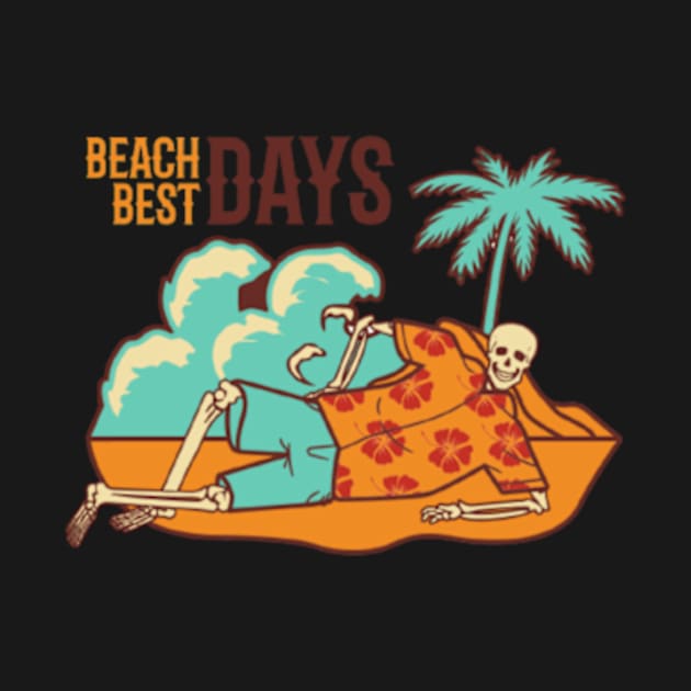 Best day at the beach by horse face