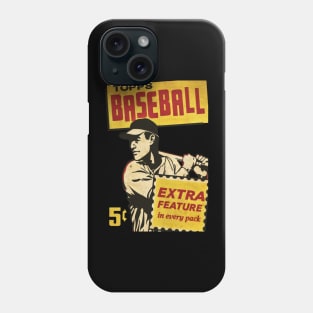 VINTAGE BASEBALL - BASEBALL TOPPS 1987 EXTRA Phone Case