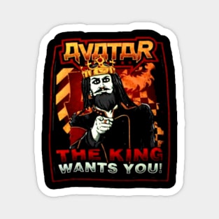 AVATAR THE KING WANT YOU MERCH VTG Magnet