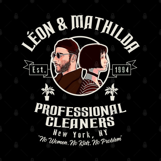 Leon & Mathilda Professional Cleaners by Alema Art