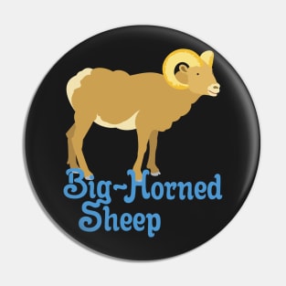 Big Horned Sheep Pin