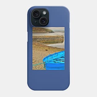 Blue Boat, Gutcher, Yell, Shetland Islands Phone Case