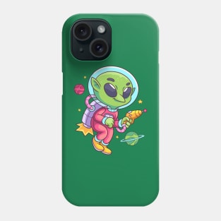 Alien Gun Funny Phone Case