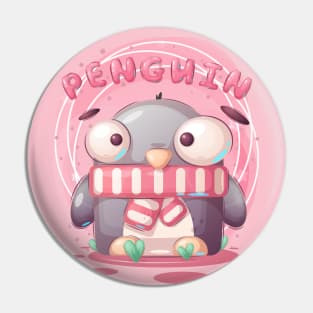 Sweet Baby Penguin Pin