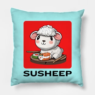 Susheep | Sheep Pun Pillow