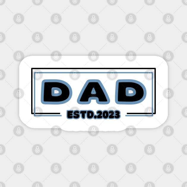 NEW DAD Magnet by Profound Prints