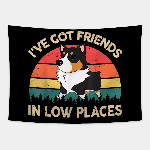 Funny Corgi Tapestry by zwestshops